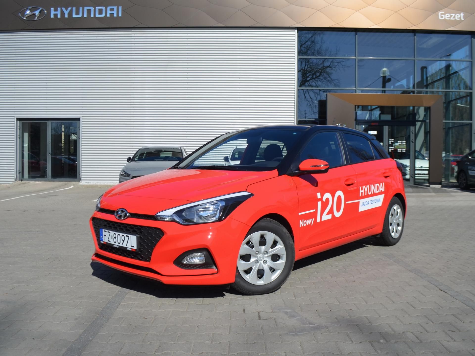 Hyundai i20 GET! 1,2 MPI 84KM Kolor Czerwony Samochody