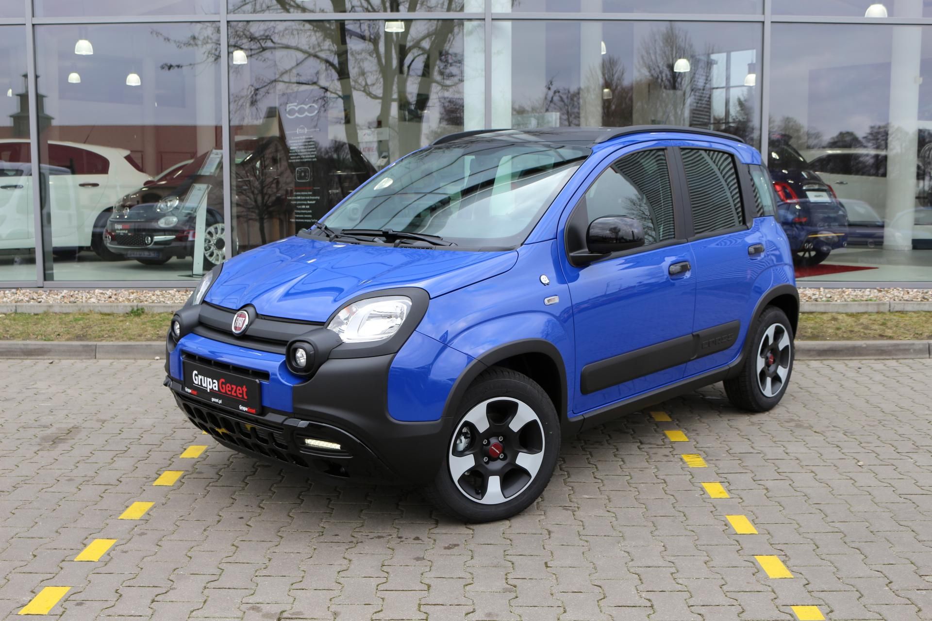 Fiat Panda Waze Czarny dach/Niebieski Kolor Niebieski